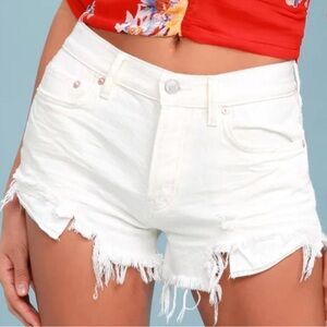 Free people jean shorts
